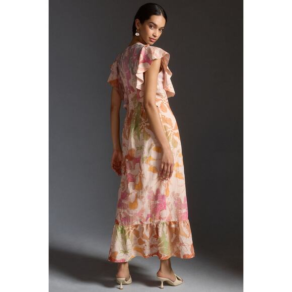 Anthropologie Multicolor Floral Maxi Dress - Picture 2 of 12